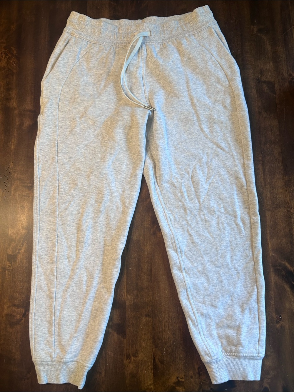 Lululemon Scuba High-Rise Jogger *Fleece 28" Heathered Grey Size 10 - Picture 1 of 9